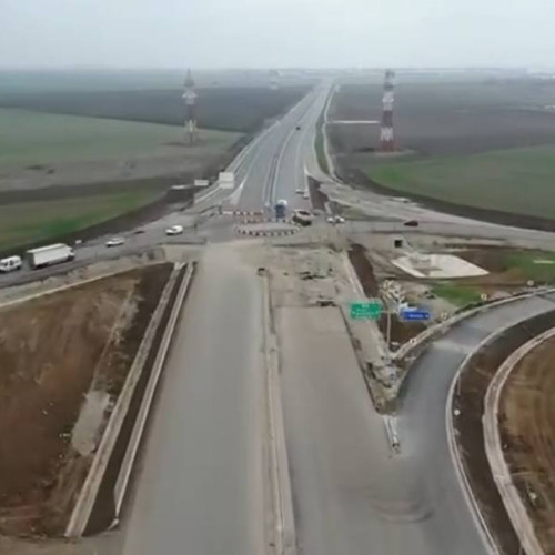 Traficul rutier se redeschide pe noul pasaj de pe DN4 peste A0, între Glina și Vidra, în cadrul Autostrăzii de Centură Sud a Bucureștiului.