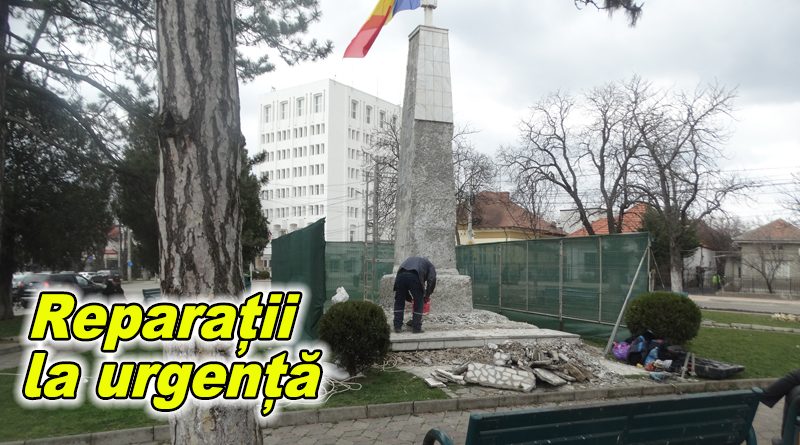 Încep lucrările de reabilitare a Monumentului Eroilor din Buzău