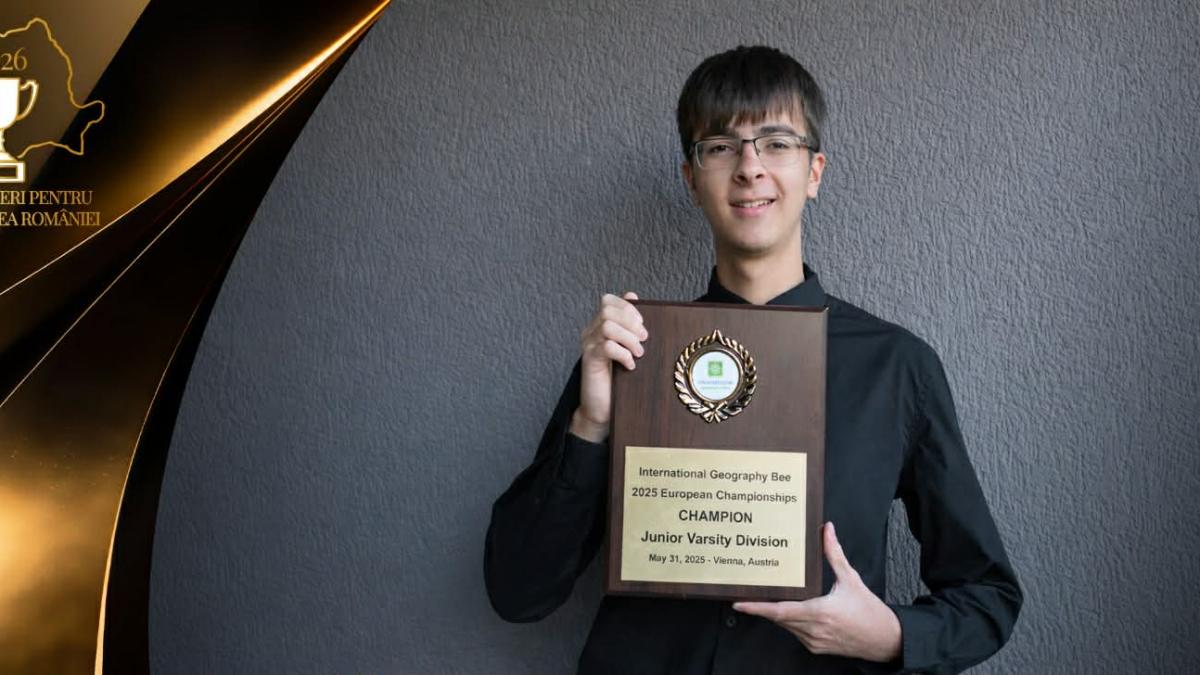 David Crăciun, primul român la Campionatul Mondial de Geografie