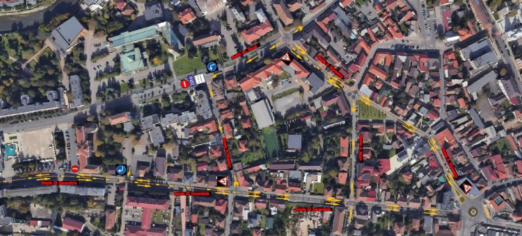 Restricții de circulație în Baia Mare din cauza lucrărilor