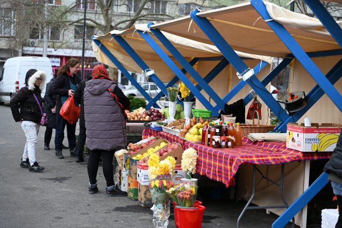 O piață volantă de produse locale s-a deschis în Sectorul 1