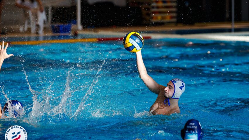CSM Tg. Mureș întâlnește CS Dinamo București în Superliga de polo