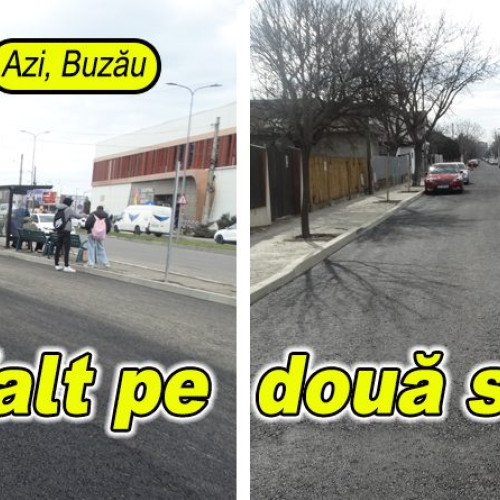 Se asfaltează străzile din oraș, primele lucrări încep pe Frăsinet