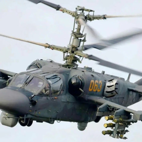 Ucraina distruge un elicopter rus Ka-52 cu ajutorul unei drone