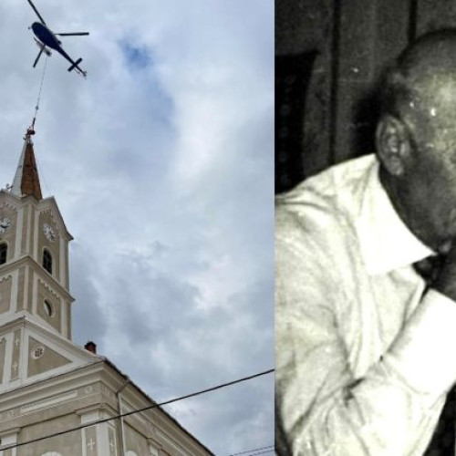 Controverse în Sângeorz-Băi după îndepărtarea crucii de pe biserica greco-catolică