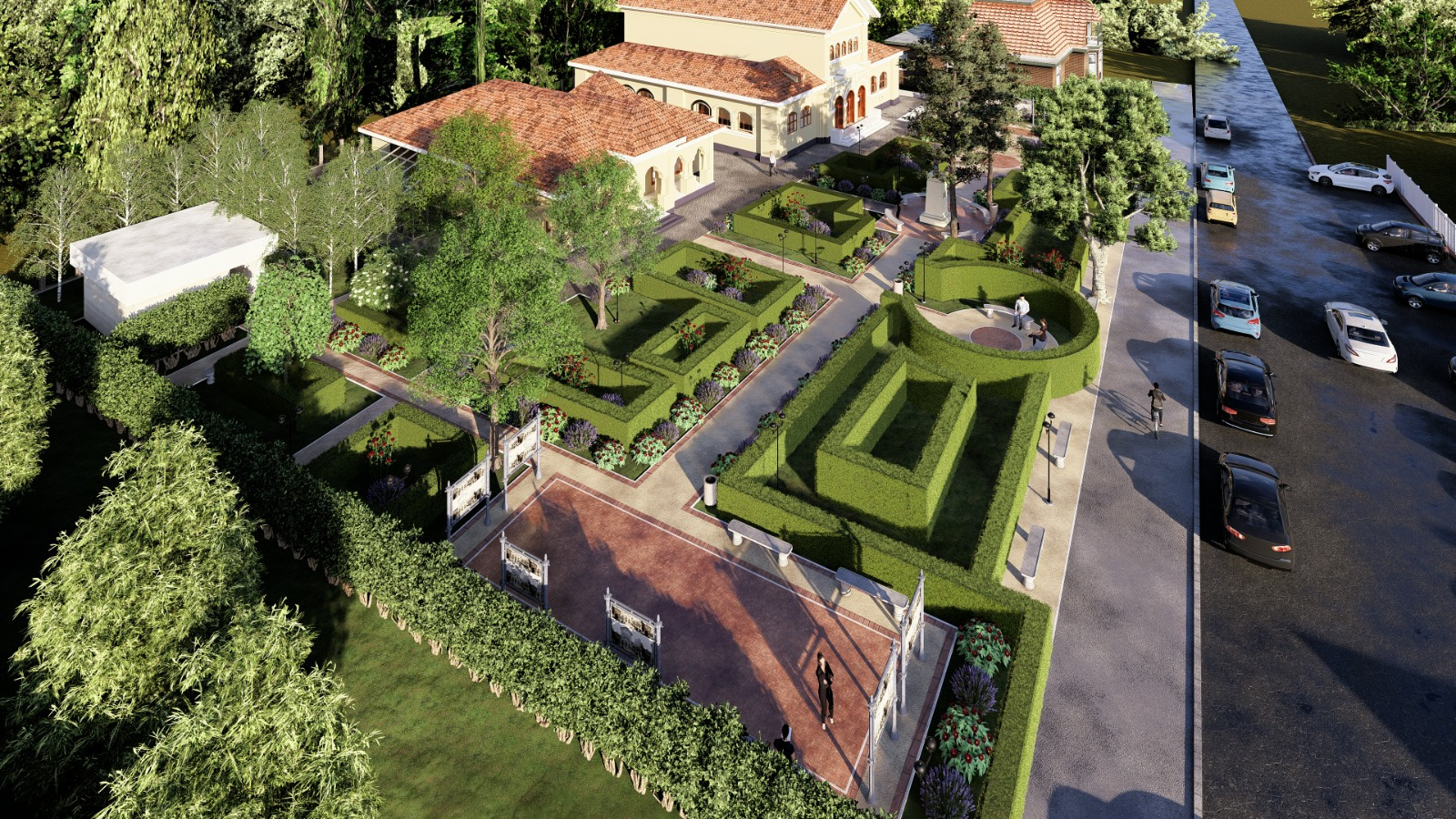 Nouă licitație pentru reamenajarea parcului Muzeului Casa Cuza Vodă