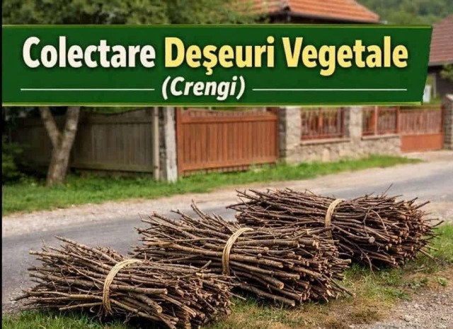 Râșnov inițiază campania de colectare a deșeurilor vegetale în martie 2026