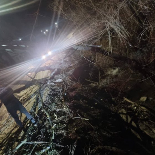 Voluntarii SVSU Poienile de sub Munte gestionează o intervenție complexă