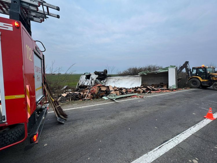 Accident grav pe DN 1C, un tânăr a murit