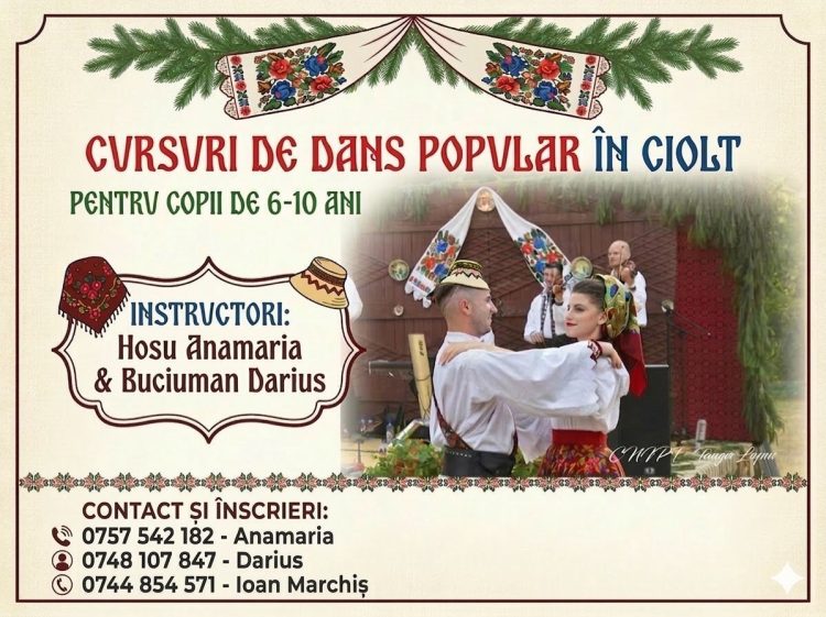 Copiii din Șomcuta Mare sunt invitați la cursuri de dans popular