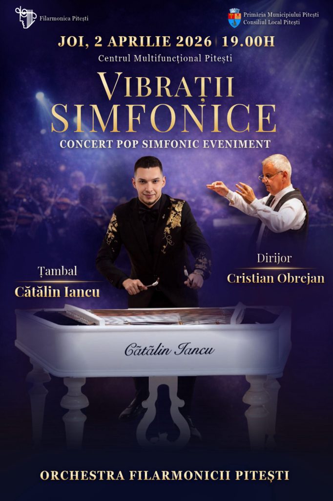 Filarmonica Pitești prezintă un concert inedit cu țambal pe 2 aprilie