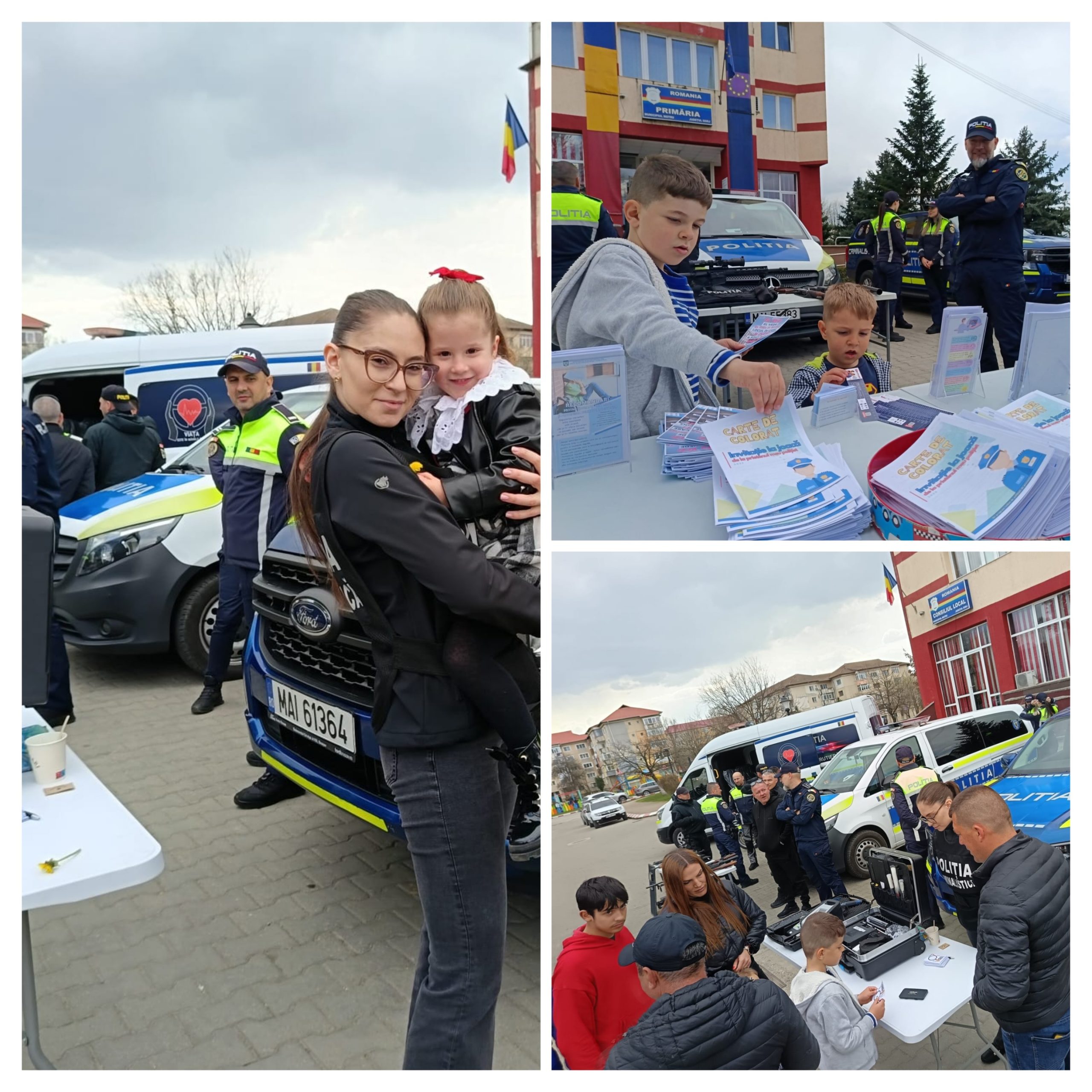 Activitățile Zilei Poliției au atras vizitatori la Motru