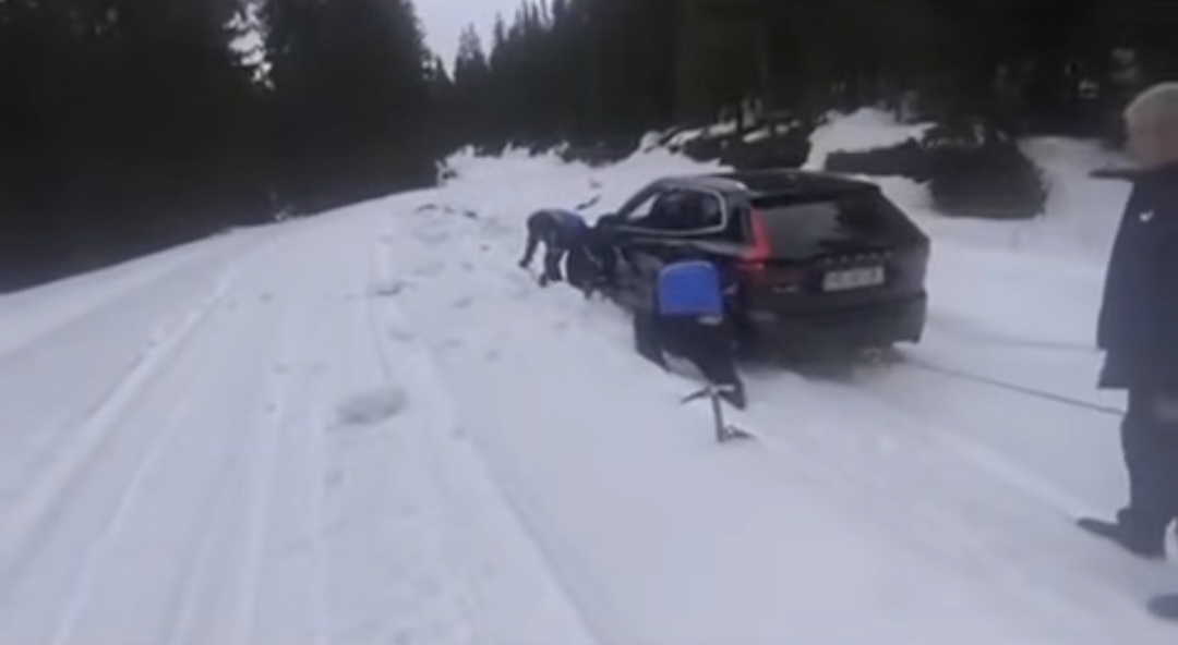 Doi turiști din Hunedoara blocați în zăpadă pe Transalpina