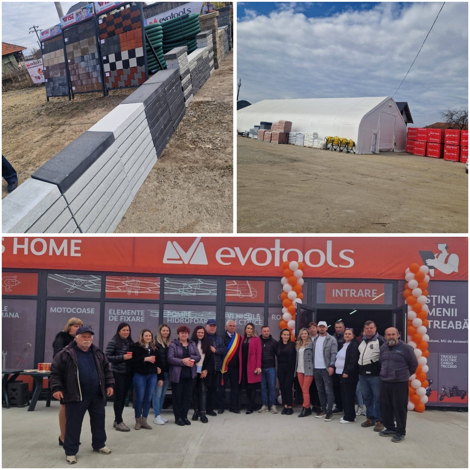 Depozit de materiale de construcții inaugurat în comuna Scoarța