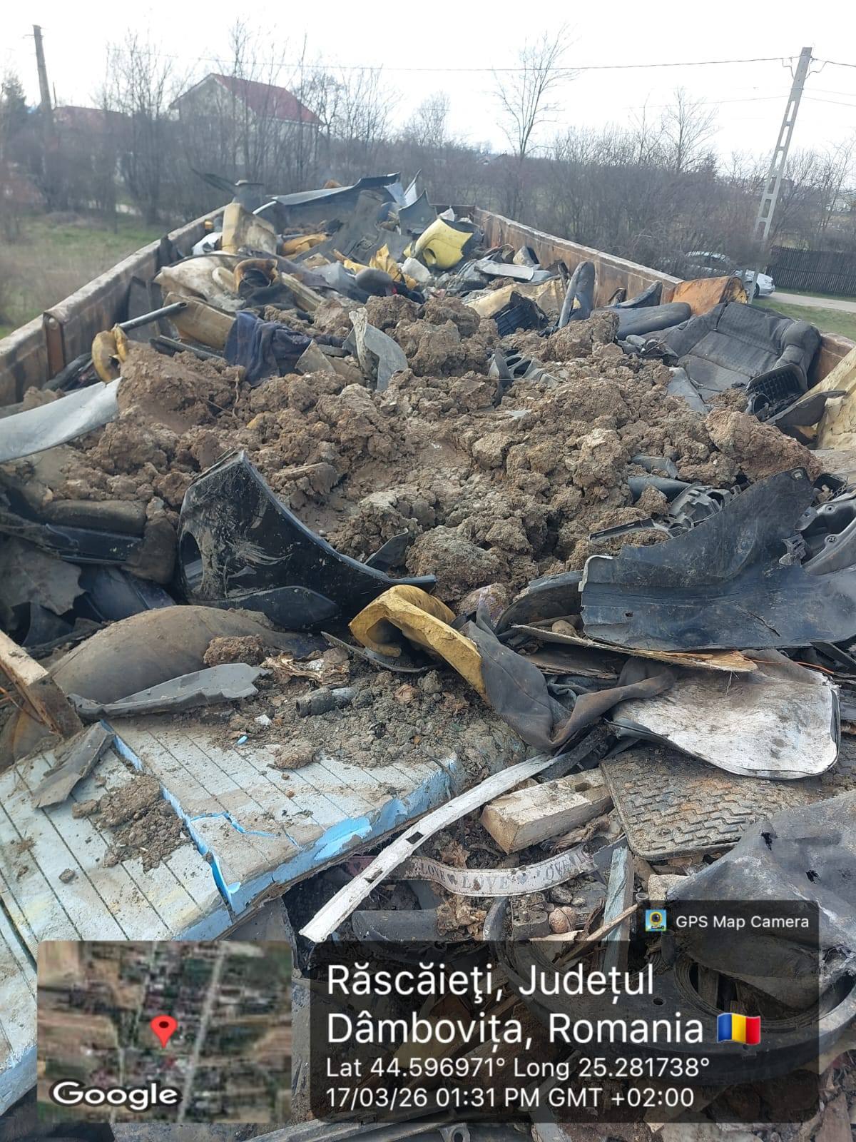 Identificarea transportului ilegal de deșeuri în Răscăieți