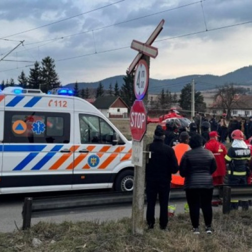 Accident tragic la Miercurea Ciuc: o căruță a fost lovită de tren