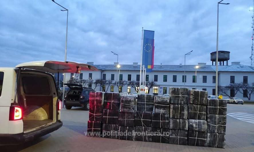 Polițiștii de frontieră din Sighetu Marmației, captură masivă de țigări de contrabandă