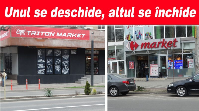Supermarketul Triton se deschide, dar Carrefour se va închide pe 1 aprilie