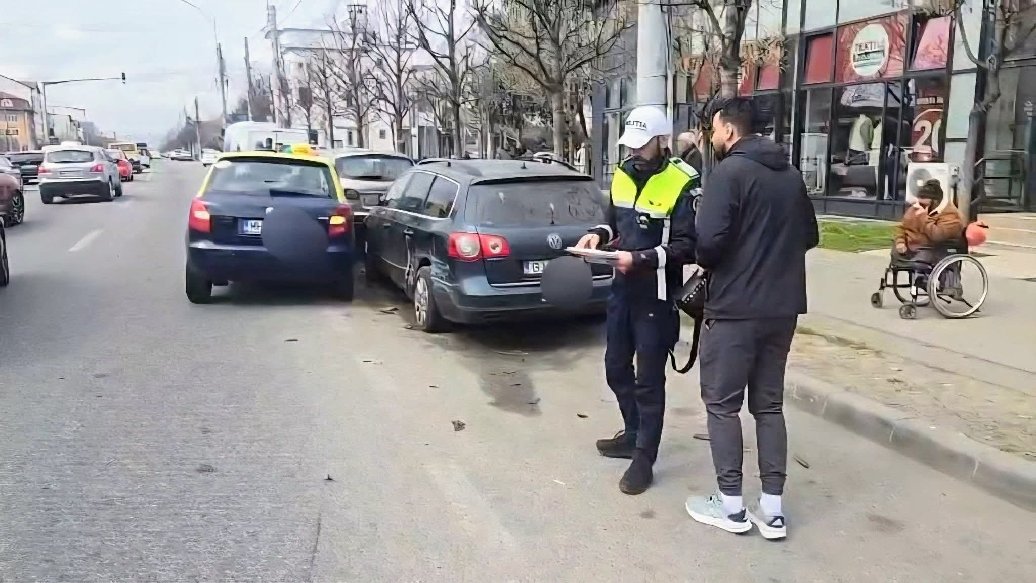 Accident grav pe Bulevardul Tudor Vladimirescu din Drobeta-Turnu Severin