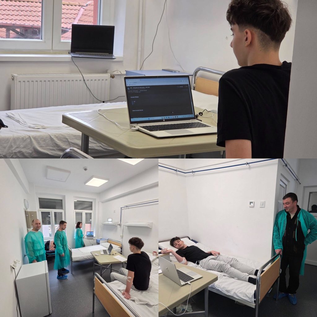 Un băiat de 14 ani concurează la olimpiada de informatică din spital