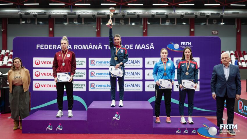 Berni din Târgu Mureș, campioană națională la tenis de masă în toate probele