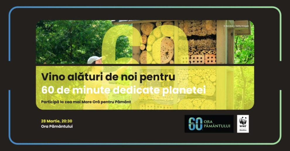 Activități speciale pe Pietonalul Liviu Rebreanu pentru Ora Pământului