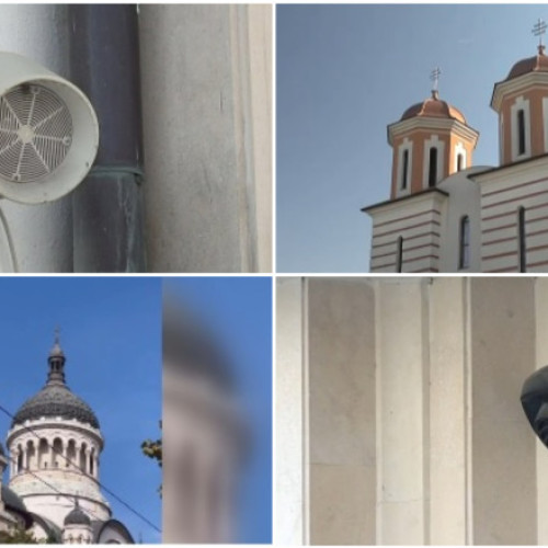 Clujenii se plâng de boxele bisericilor montate afară
