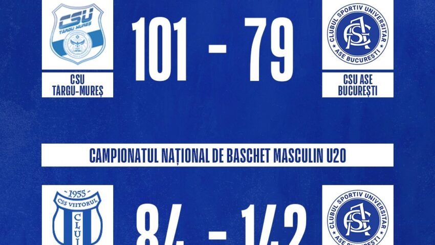 CSU Tg. Mureș obține o victorie importantă în play-off-ul Ligii I de baschet