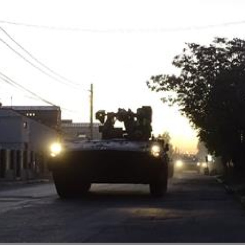 Blindatele Armatei Trec Prin Vrancea Spre Activități de Instruire Pe 22 Martie 2024