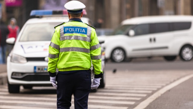 Fugar prins de polițiști după o infracțiune rutieră în Brașov