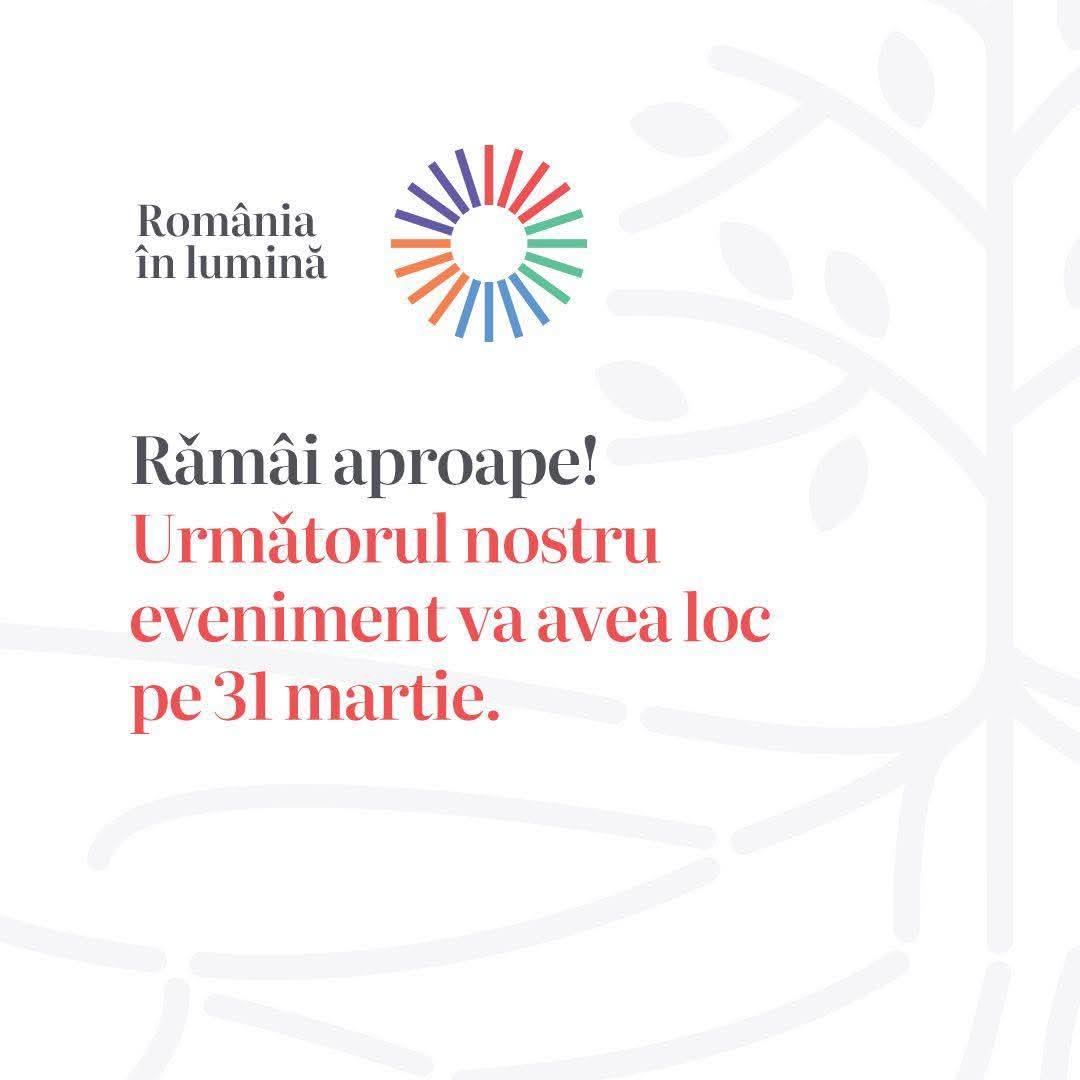 Administrația Prezidențială lansează inițiativa „România în Lumină” pe Facebook