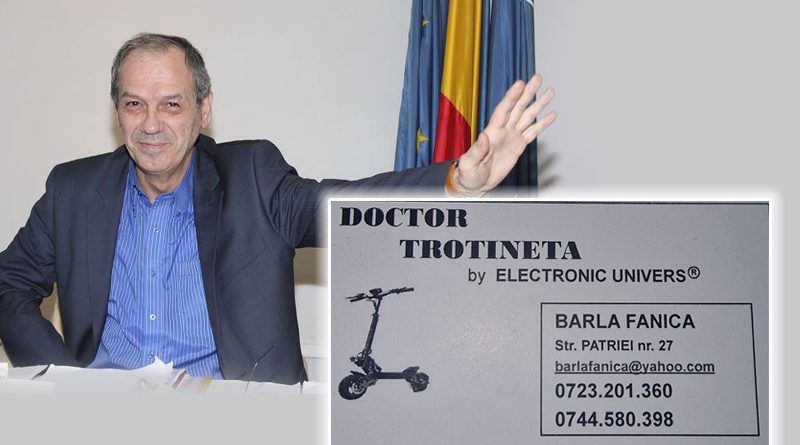 Fostul viceprimar Fănică Bârlă își repară trotinetele și se întoarce la PSD