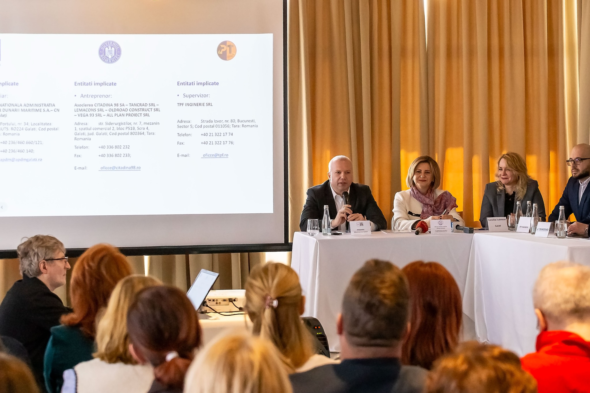 Conferință de închidere pentru modernizarea Portului Mineralier Galați