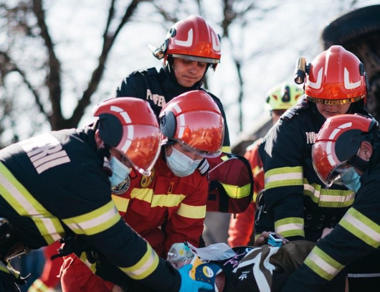 Exercițiu tactic ISU Maramureș în Vișeu de Sus, miercuri