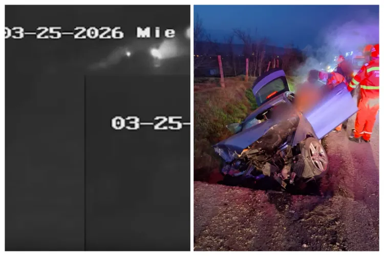 Accident violent pe centura Gherlei, un tânăr din Cluj, rănit