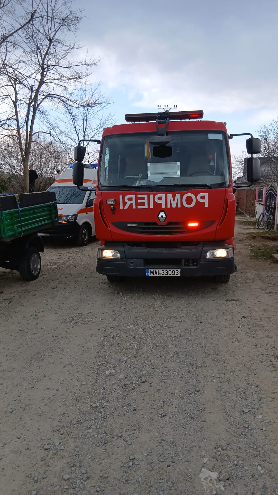 Bărbat de 55 de ani, ucis de remorca căzută la Crăcăoani