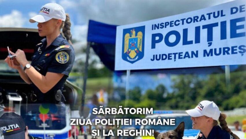 Prezentare interactivă a tehnicii polițienești în Parcul Central