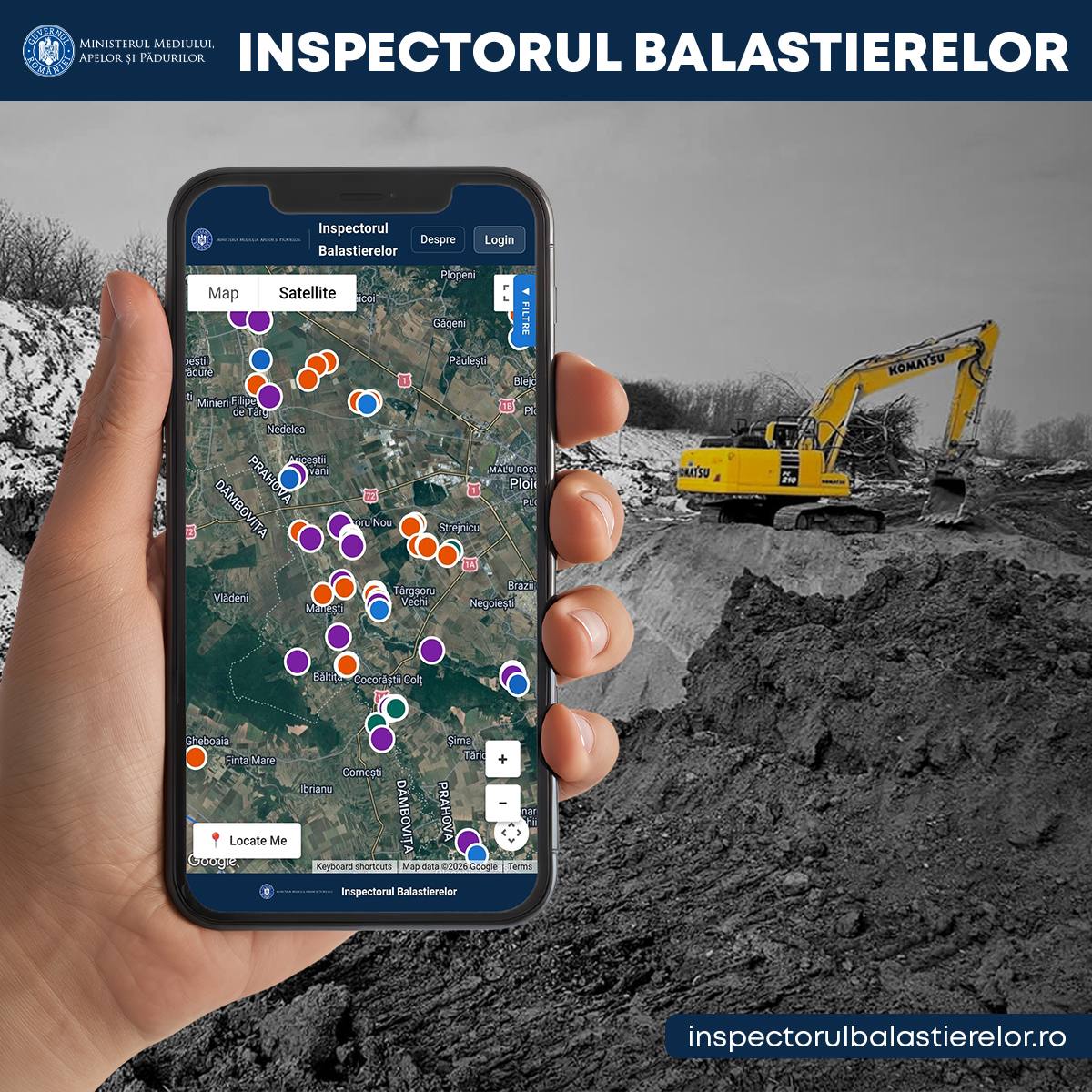 Ministerul Mediului lansează o platformă pentru verificarea balastierelor din România