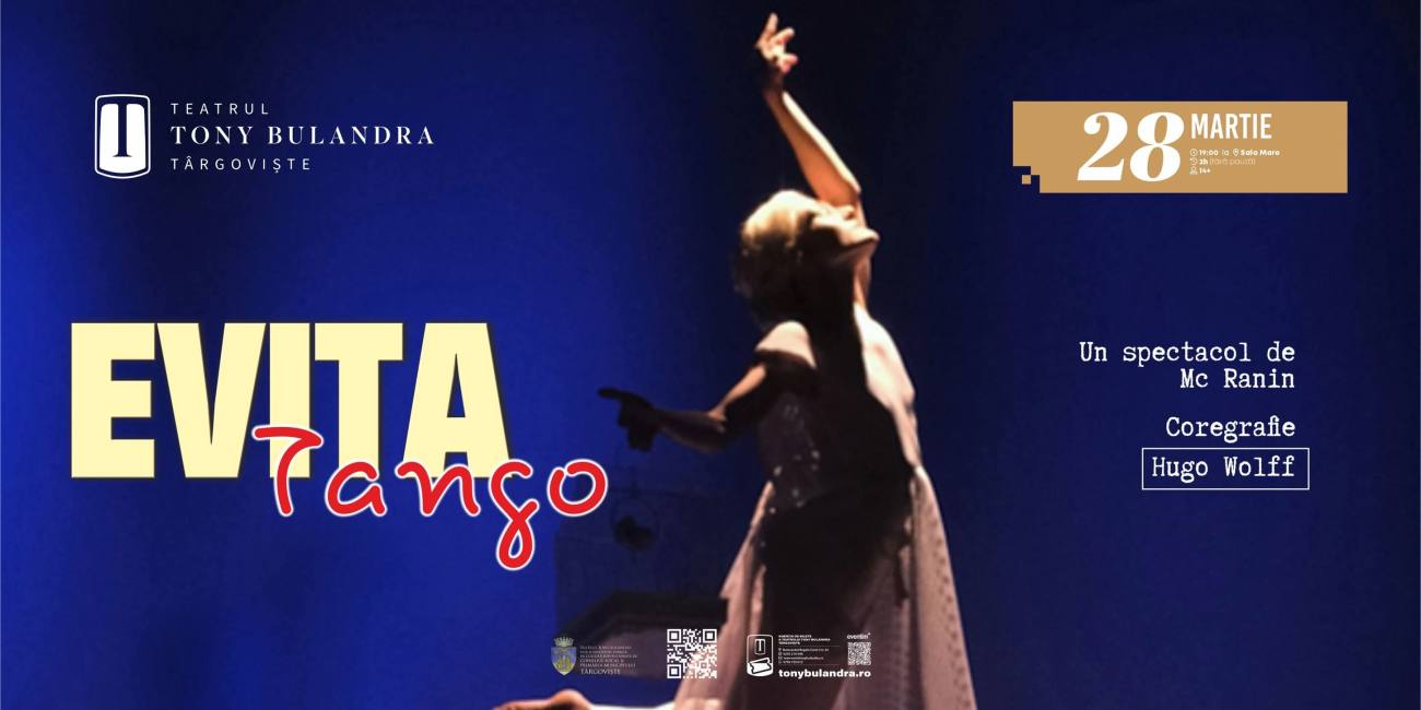 Evita Tango aduce eleganță pe scena Teatrului Tony Bulandra din Târgoviște