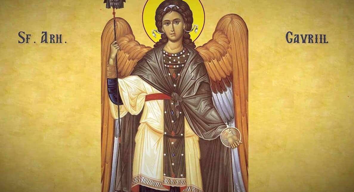 Sărbătoarea Sfântului Arhanghel Gavriil este celebrată pe 26 martie