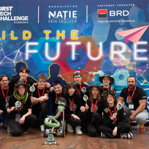 SnakeTech a câștigat locul III la BRD First Tech Challenge Romania, alături de colegii de la Colegiul Național Petru Rareș