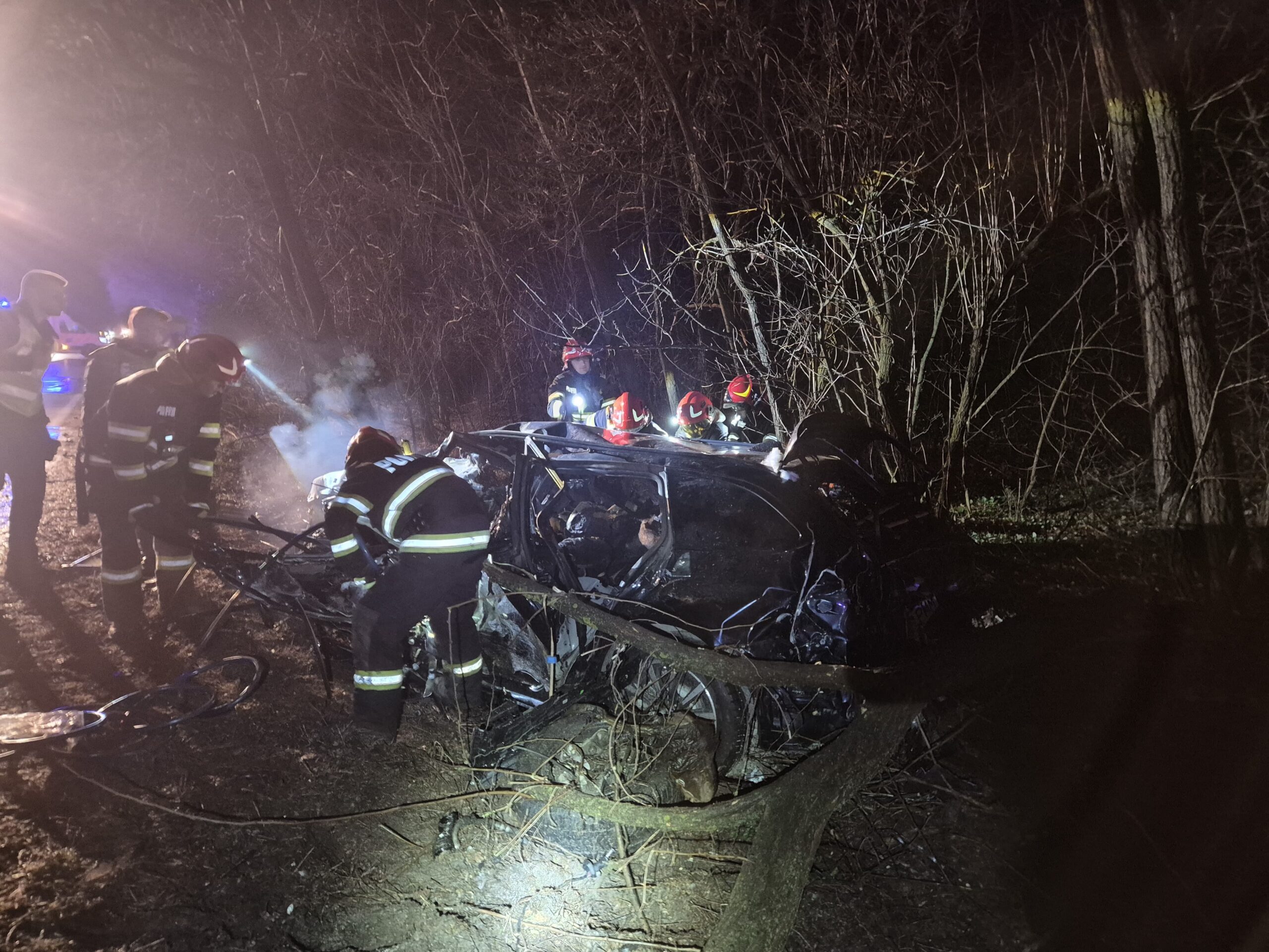 Accident tragic pe DN 15D: Patru decese și trei victime grave