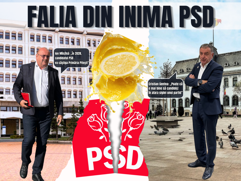 Tensiunile din PSD Argeș escaladează după acuzațiile primarului Cristian Gentea