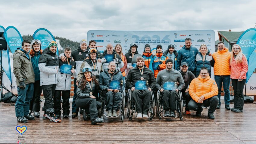 Primul Campionat Național de para-schi și para-snowboard în Harghita Mădăraș