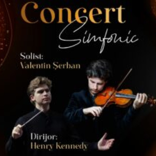 Concert extraordinar la Sala Patria cu Valentin Șerban și dirijorul Henry Kennedy!