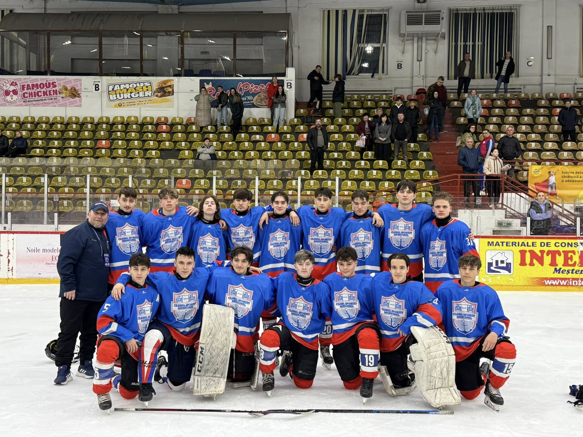 Juniorii Under 17 de la CSM Galați, înfrânți de AS Sapienția în finala mică