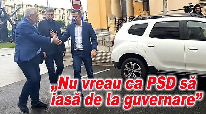 Toma: PSD trebuie să rămână la guvernare pentru stabilitate