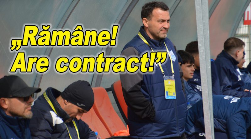 Vali Stan, liderul fotbalului buzoian, rămâne la Metalul