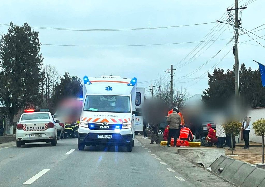 Accident rutier pe DN 66 în Cocoreni: două femei implicate