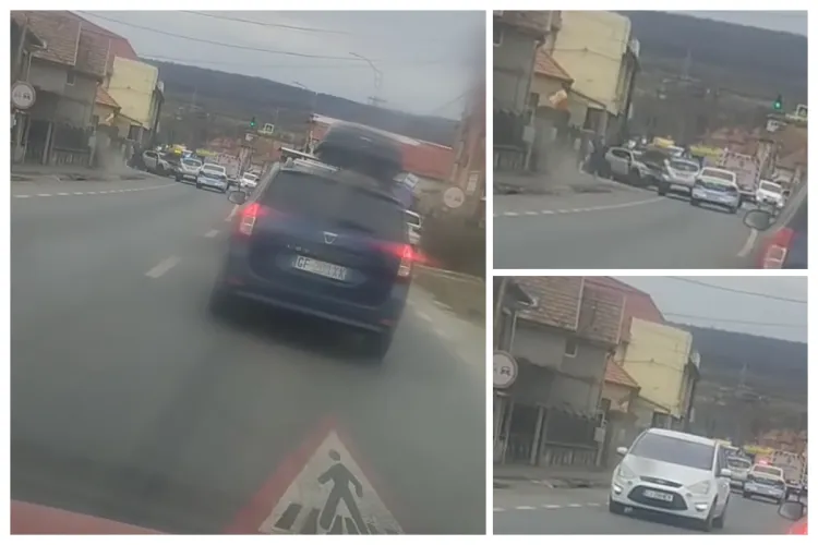 Accident rutier pe strada Transilvaniei din Cluj-Napoca